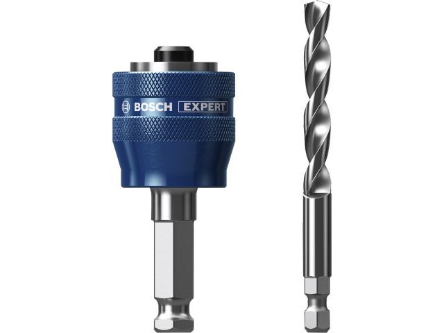 2-delni komplet svedrov Bosch HSS-G Drill adapter EXPERT Power Change Plus za žago za izrezovanje lukenj,  Dimenzije: 7.15x105mm, 2608900527